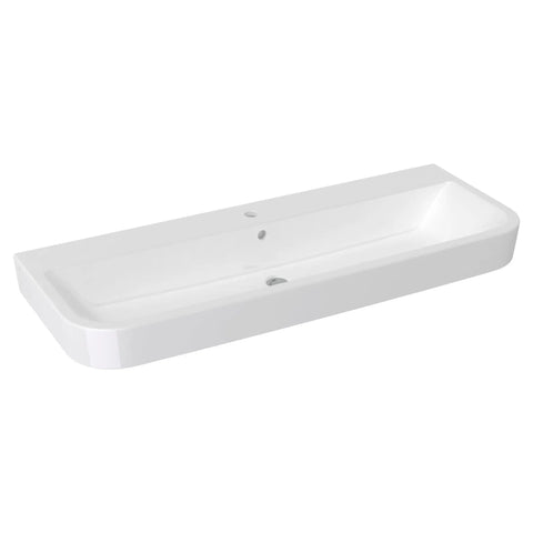 Lavabo-rigole murale de 47 po Equility - 1 trou pour robinet (Modèle de projets)