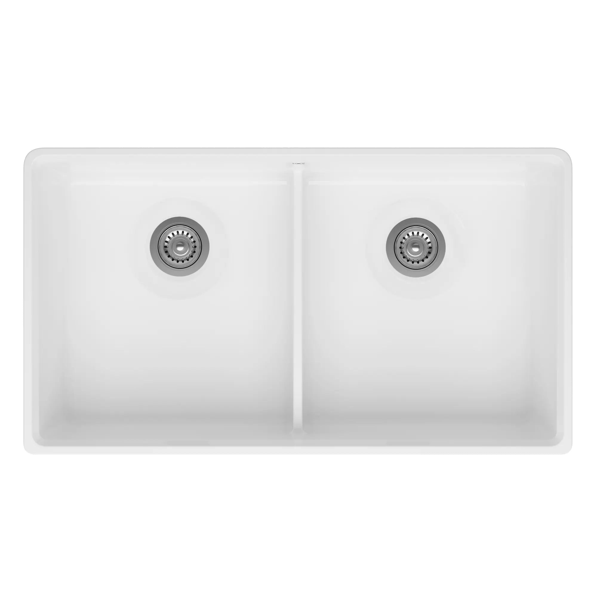 Évier de cuisine à tablier à cuvette double de 36 po Etre // 36 X 20 IN / DOUBLE BOWL / CANVAS WHITE // 91631_D21180DB3620.415_1_CDNwebp.webp