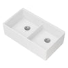 [D21180DB3620.415] Etre® 36 in. Double Apron Kitchen Sink - Canvas White