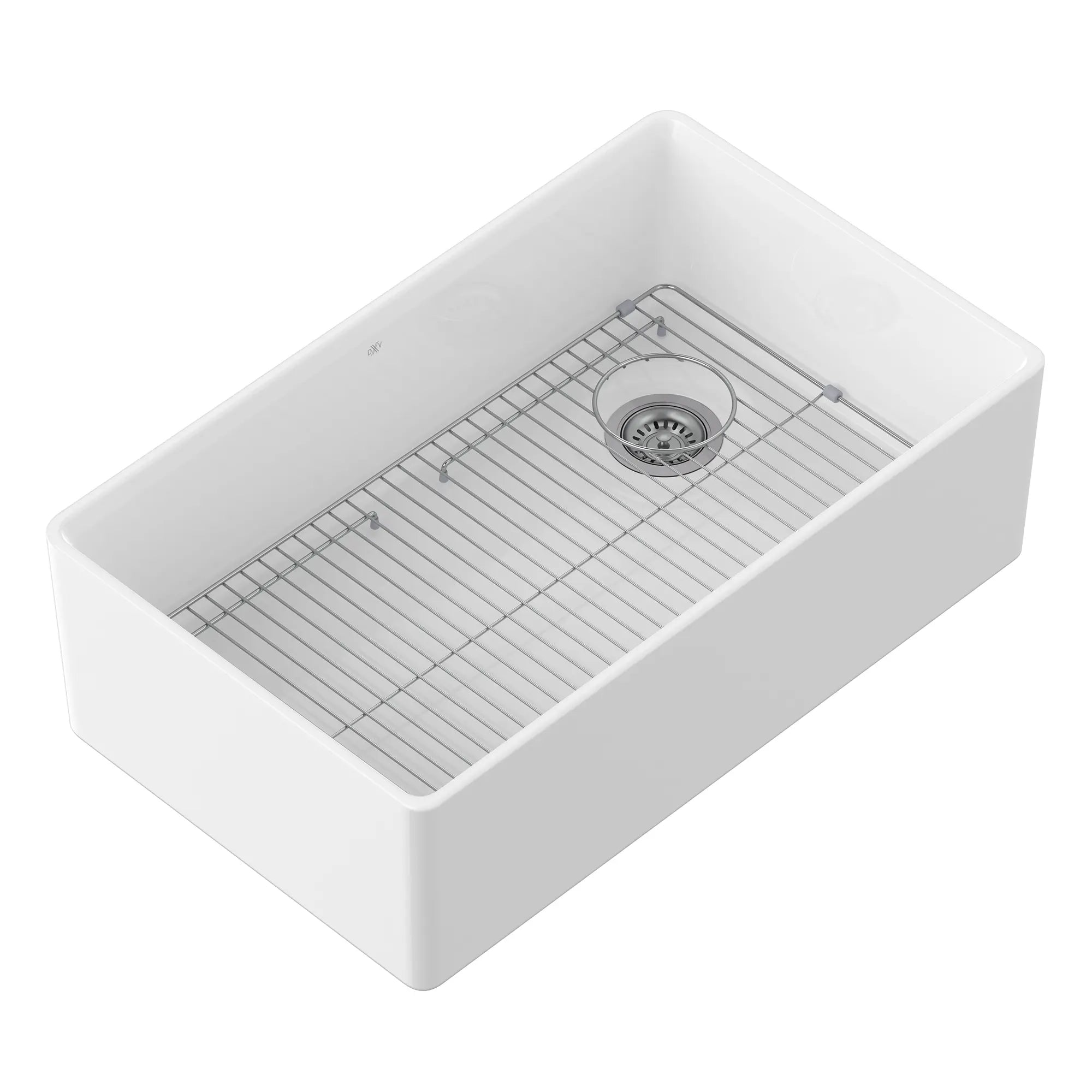 Évier de cuisine à tablier de 33 po Etre // 33 X 20 IN / SINGLE BOWL / CANVAS WHITE // 91737_D21180SB3320.415_3_CDNwebp.webp