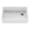 [D21180SB3320.415] Etre® 33 in. Apron Kitchen Sink with Offset Drain - Canvas White