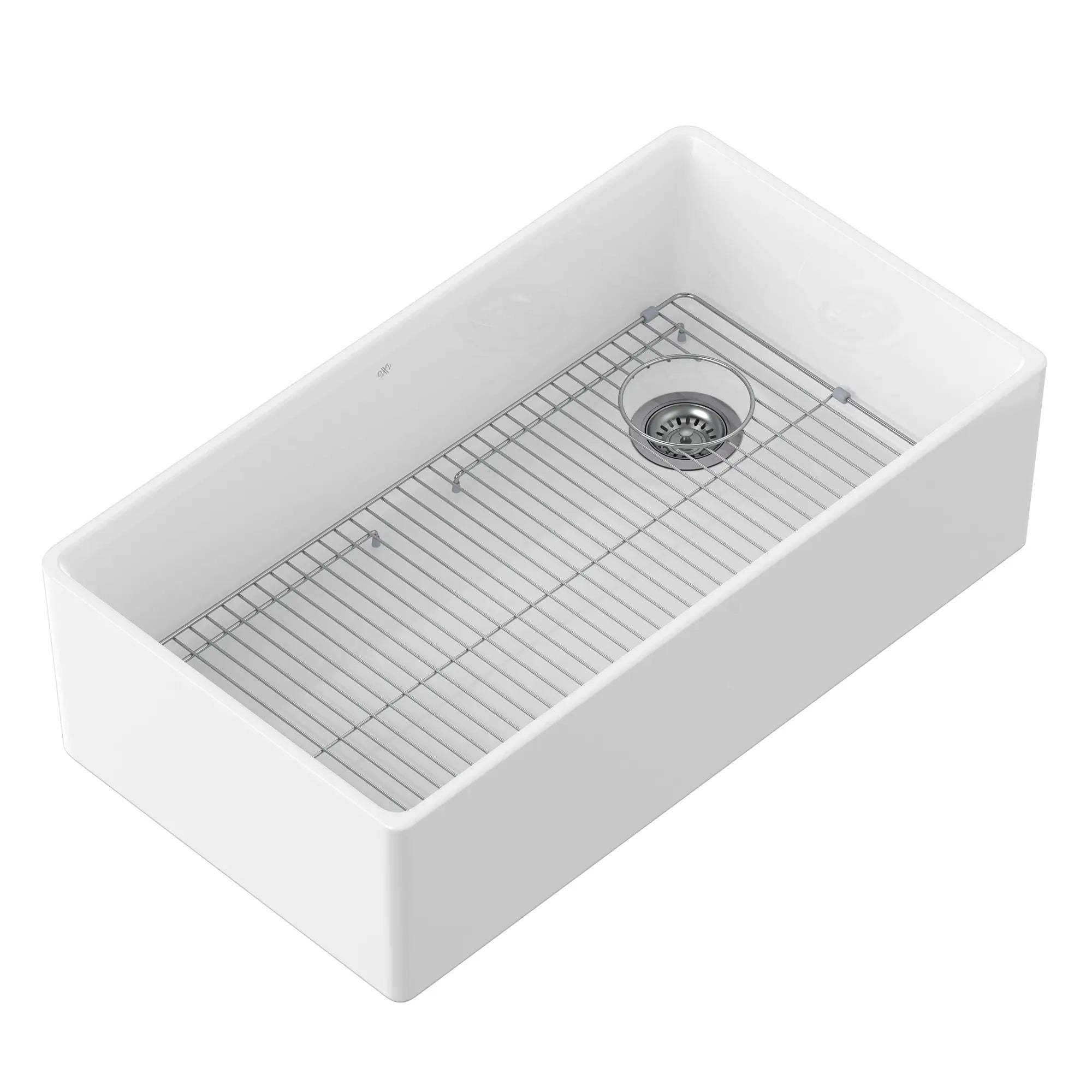 Évier de cuisine à tablier de 36 po Etre // 36 X 20 IN / SINGLE BOWL / CANVAS WHITE // 91776_D21180SB3620.415_3_CDNwebp.webp