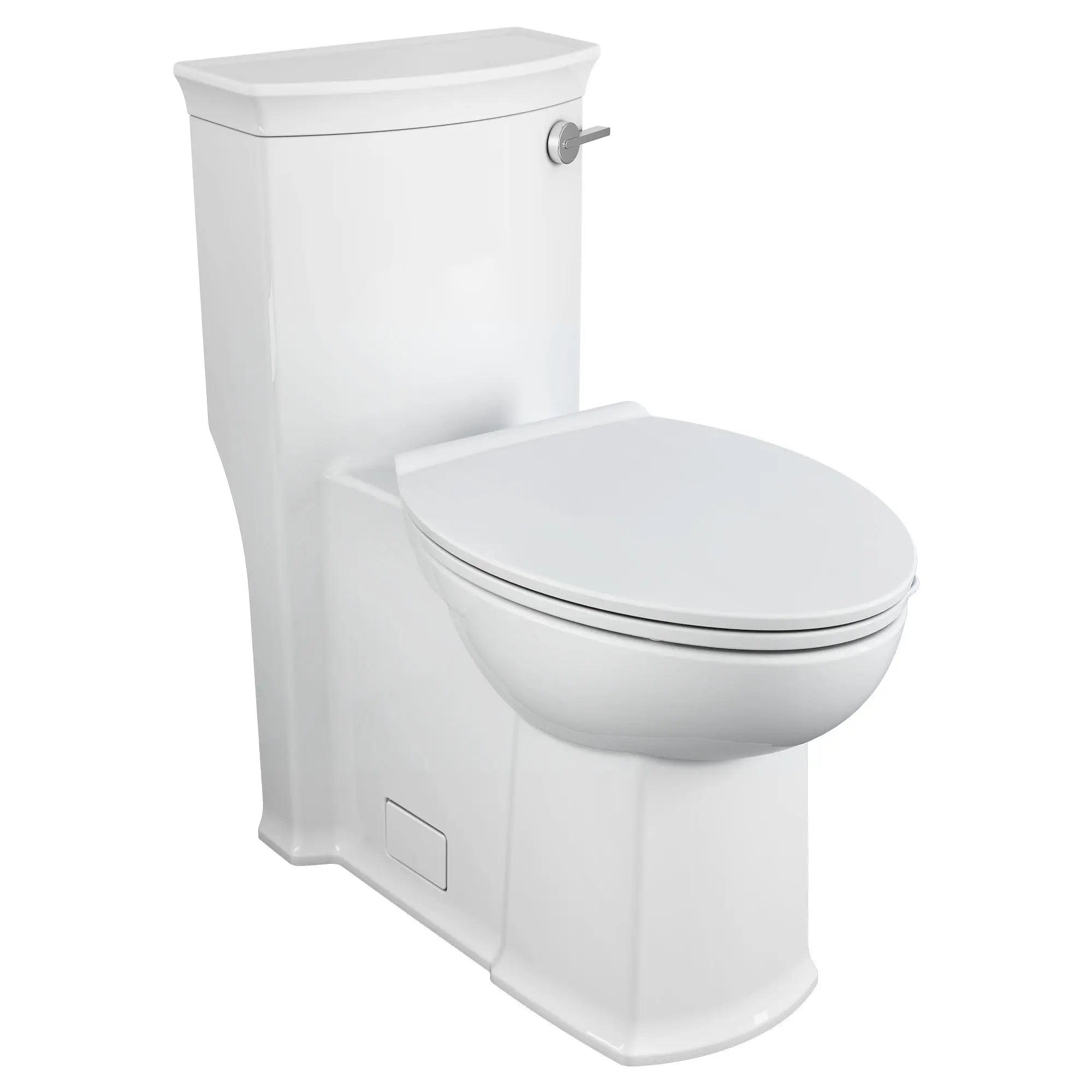 Toilette Wyatt monopièce à cuvette allongée à hauteur de chaise avec levier de déclenchement à droite et siège // CANVAS WHITE // 91951_D22005C102415_CDNwebp.webp