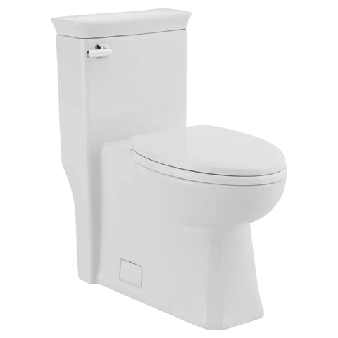 Toilette Belshire monopièce à cuvette allongée à hauteur de chaise avec siège