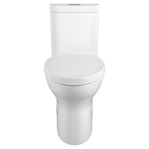 Toilette Equility monopièce à chasse double à cuvette allongée à hauteur de chaise avec siège