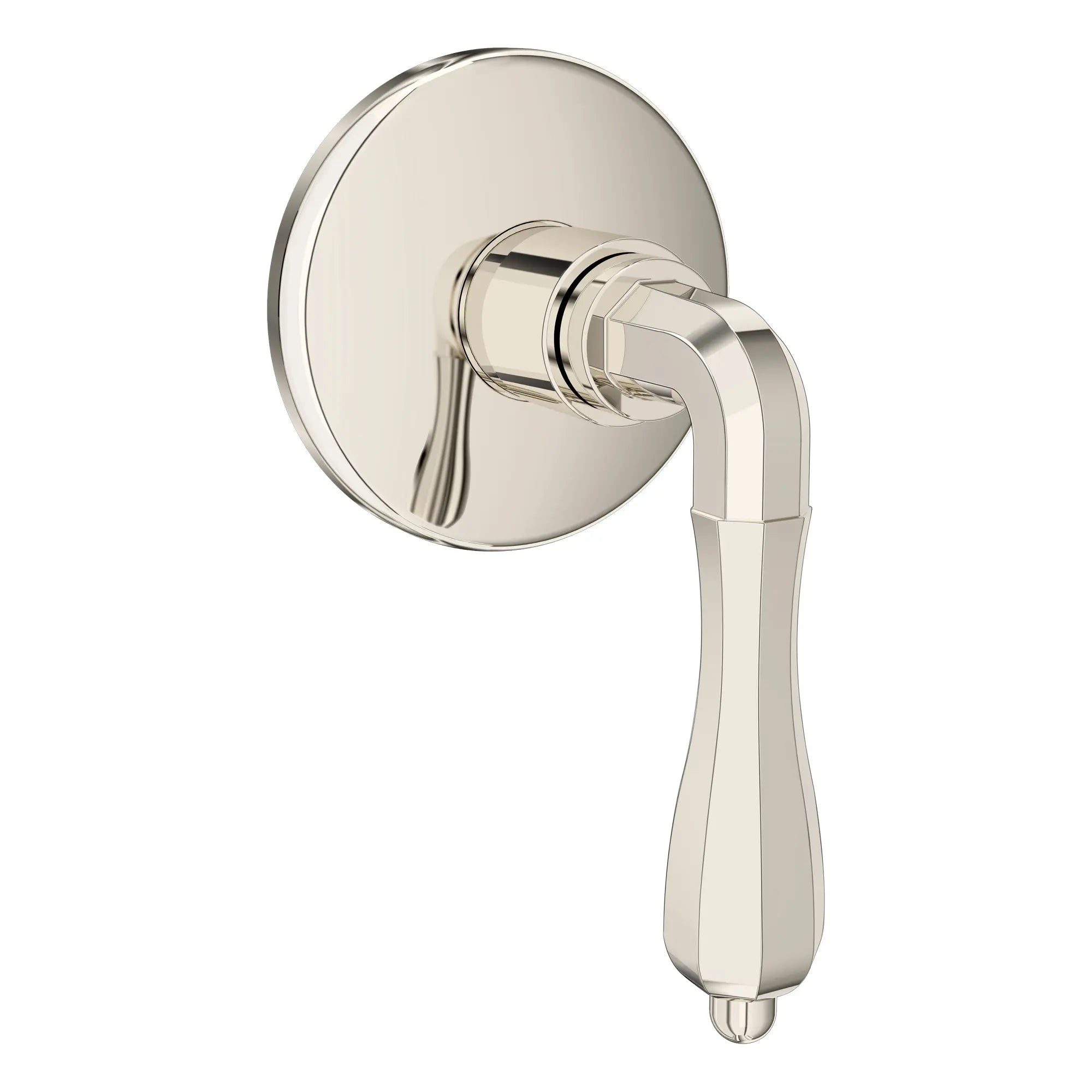 Garniture d’inverseur de 3/2 po ou 4/3 po Ashbee avec poignée à levier // PLATINUM NICKEL // 92881_D35101434.150_CDNwebp.webp