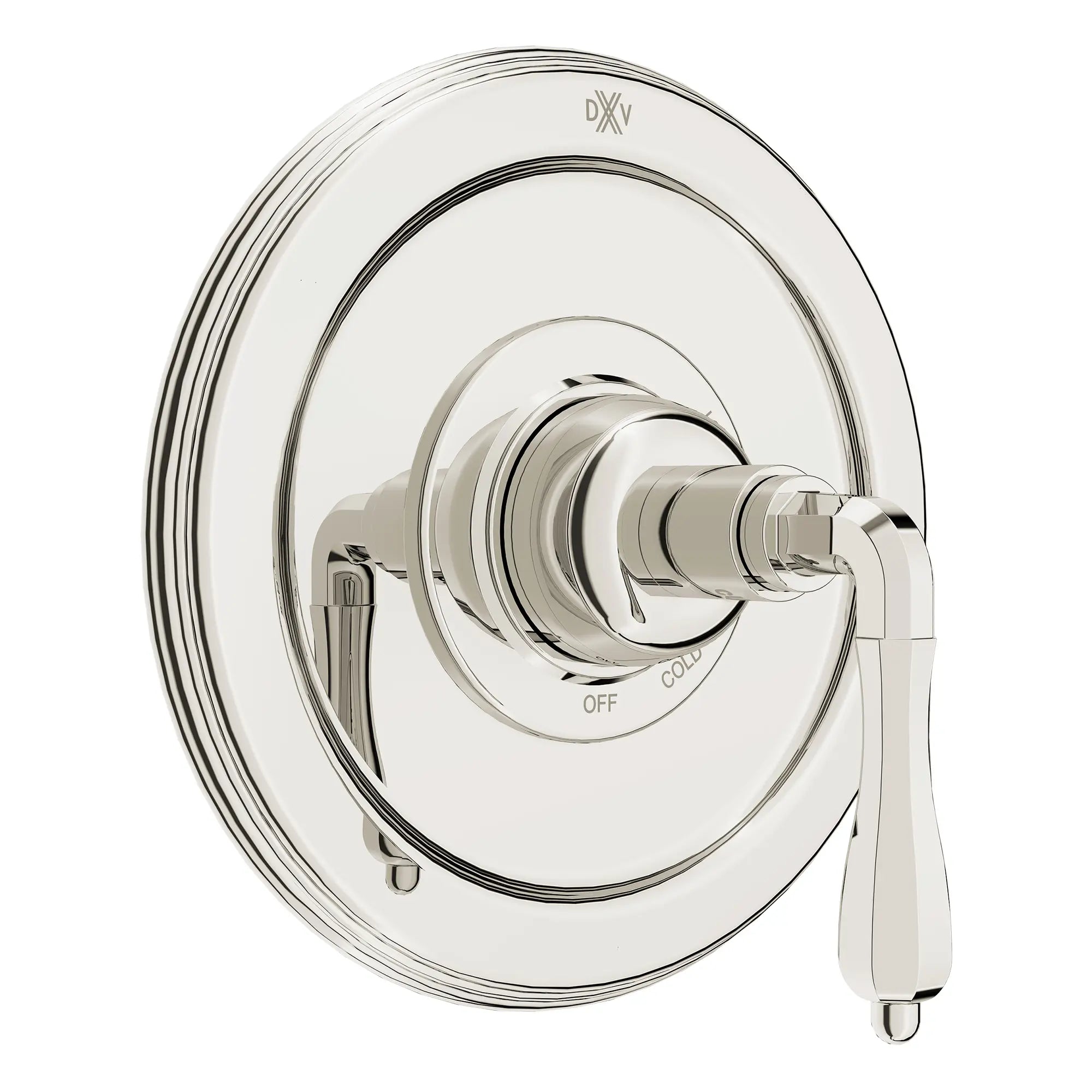 Garniture pour robinet à pression équilibrée Ashbee avec poignées à levier // PLATINUM NICKEL // 92973_D35101F00.150_CDNwebp.webp