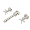 [D3510546C.144] Percy® 2-Handle Wall Mounted Bathroom Faucet with Cross Handles - Polished Chrome