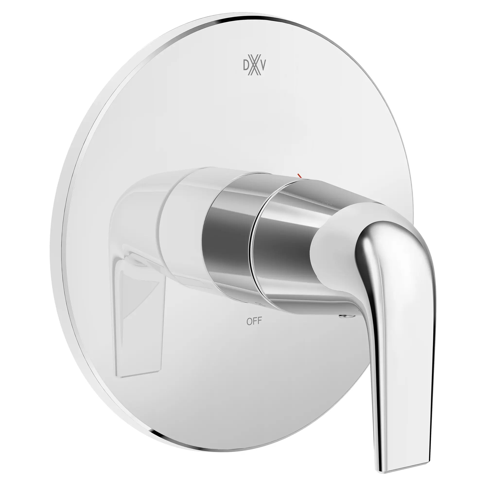 Garniture pour robinet de douche à pression équilibrée DXV Modulus avec indicateurs rouge et bleu // CHROME POLI // 95293_D35120500RB.100_0_CDNwebp.webp