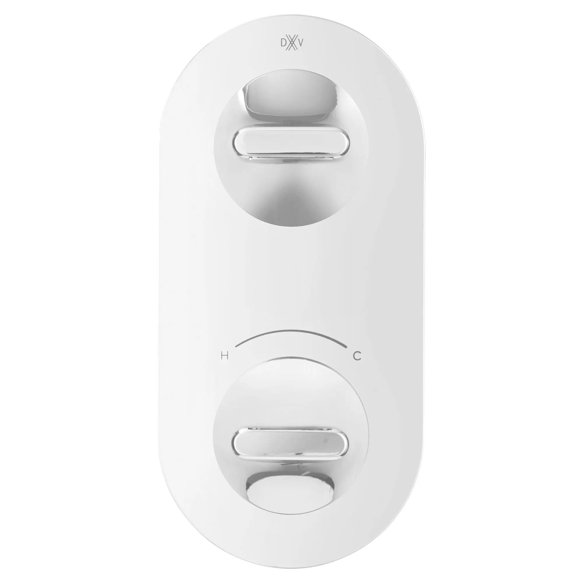 Garniture pour robinet thermostatique à deux poignées DXV Modulus // CHROME POLI // 95309_D35120527100_CDNwebp.webp