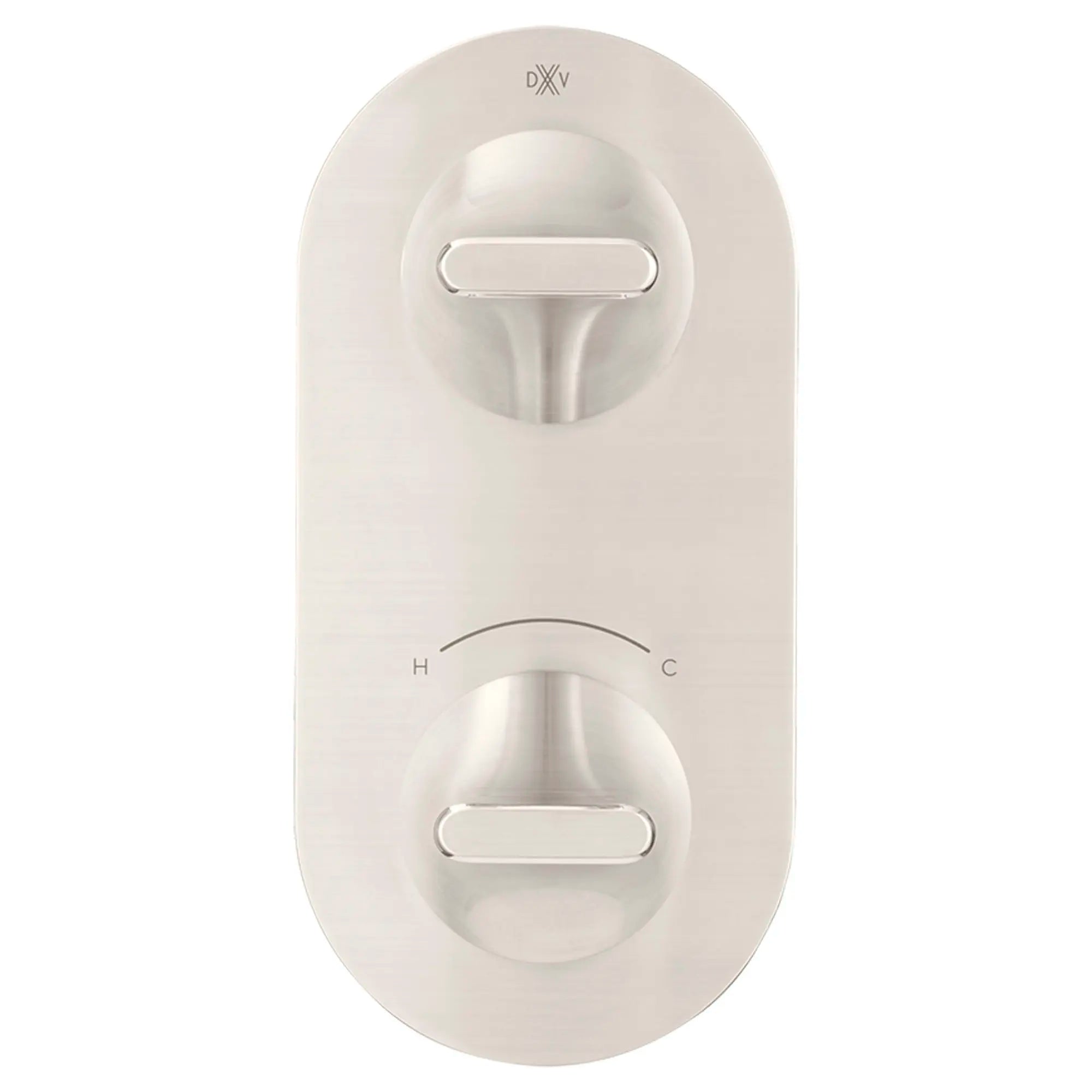 Garniture pour robinet thermostatique à deux poignées DXV Modulus // NICKEL BROSSÉ // 95317_D35120527144_CDNwebp.webp