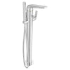 [D35120951.100] DXV® Modulus Single Handle Floor Mount Bathtub Filler with Hand Shower and Lever Handle - Matte Black