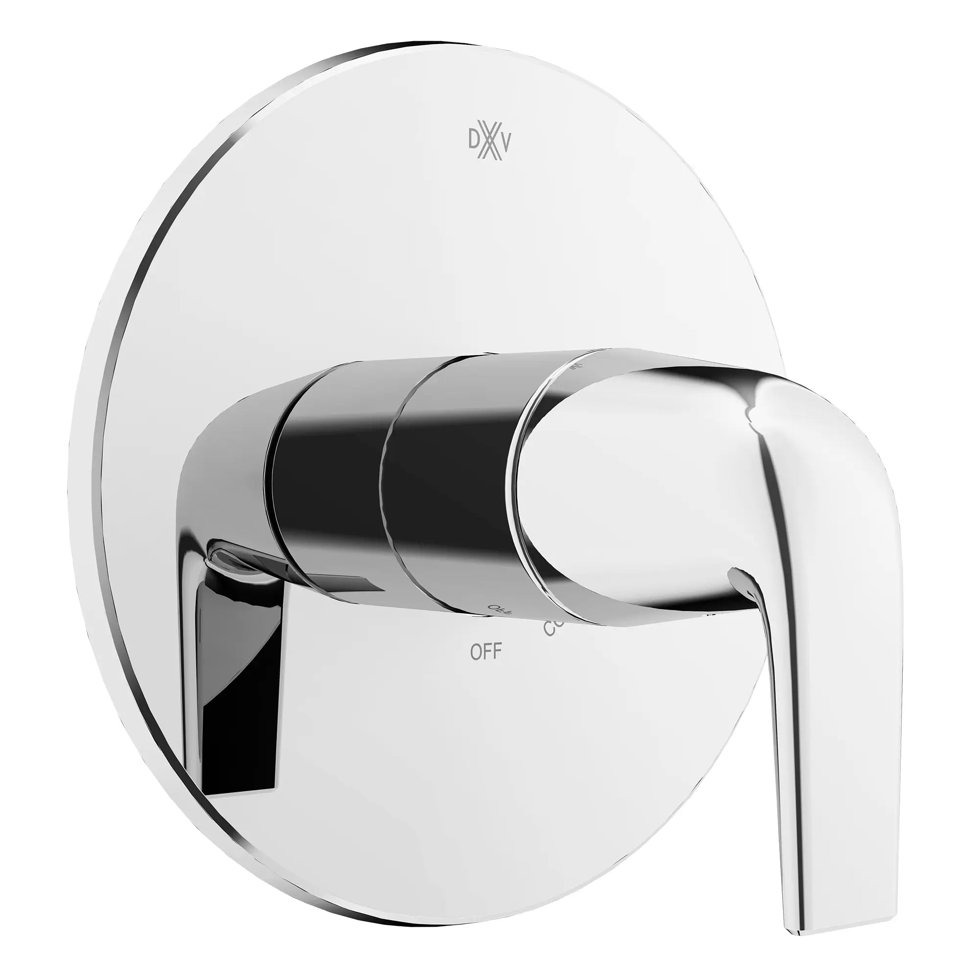 Garniture pour robinet à pression équilibrée DXV Modulus avec poignées à levier // CHROME POLI // 95476_D35120F00.100_CDNwebp.webp