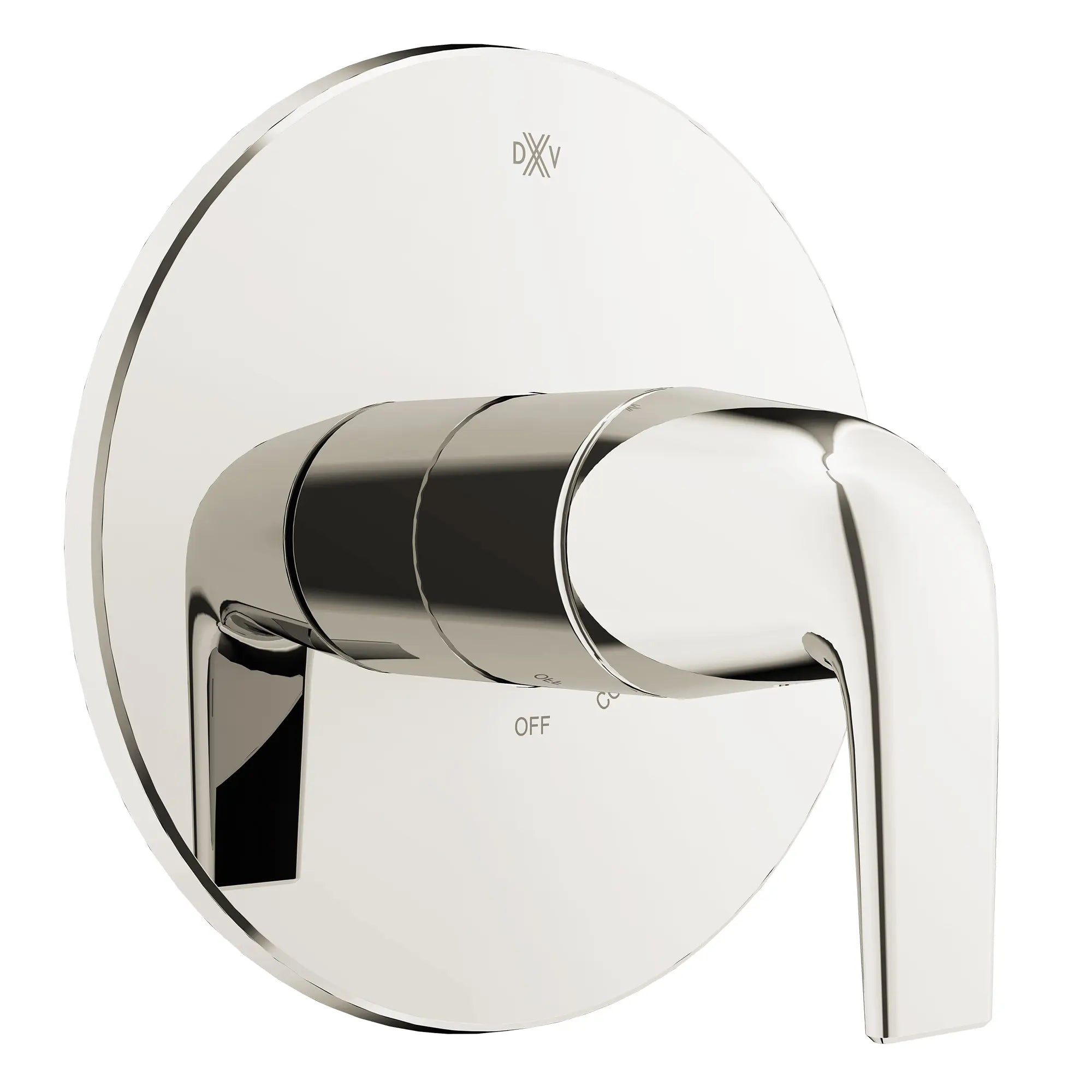 Garniture pour robinet à pression équilibrée DXV Modulus avec poignées à levier // PLATINUM NICKEL // 95478_D35120F00.155_CDNwebp.webp