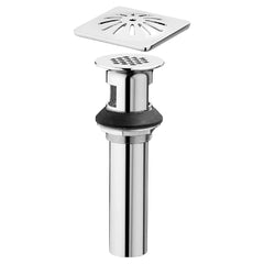 [D35155040.100] Oak Hill® Grid Drain with Decorative Cover - Polished Chrome