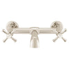 [D35155470.150] Oak Hill® 2-Handle Wall Mount Bathroom Faucet with Cross Handles - Polished Chrome