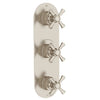 Oak Hill® 3-Handle Thermostatic Valve Trim Only with Cross Handles //  BRUSHED NICKEL // 95821_D35155538.144_1_CDNwebp.webp