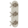 Oak Hill® 3-Handle Thermostatic Valve Trim Only with Cross Handles //  BRUSHED NICKEL // 95823_D35155538.144_2_CDNwebp.webp