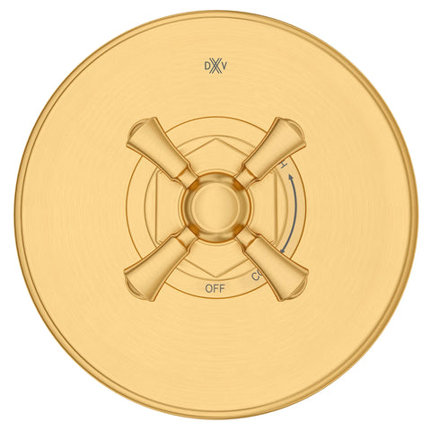 Garniture pour robinet à pression équilibrée Oak Hill avec poignées en croix