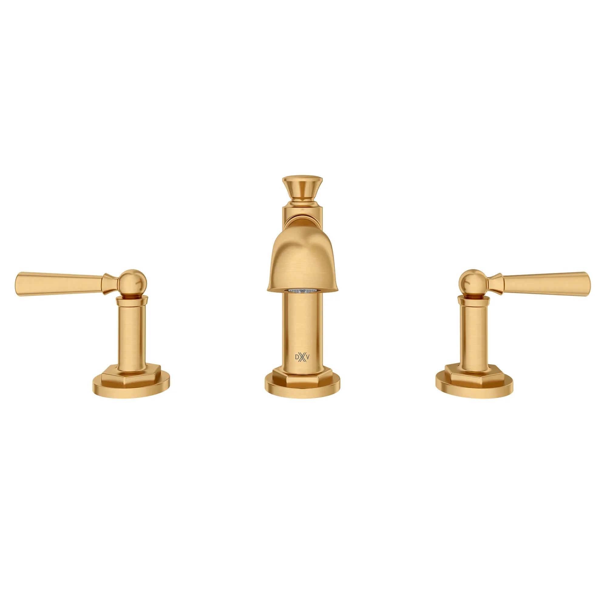 Robinet de lavabo espacé à 2 poignées Oak Hill avec poignées à levier // SATIN BRASS // 95928_D35155800.427_CDNwebp.webp