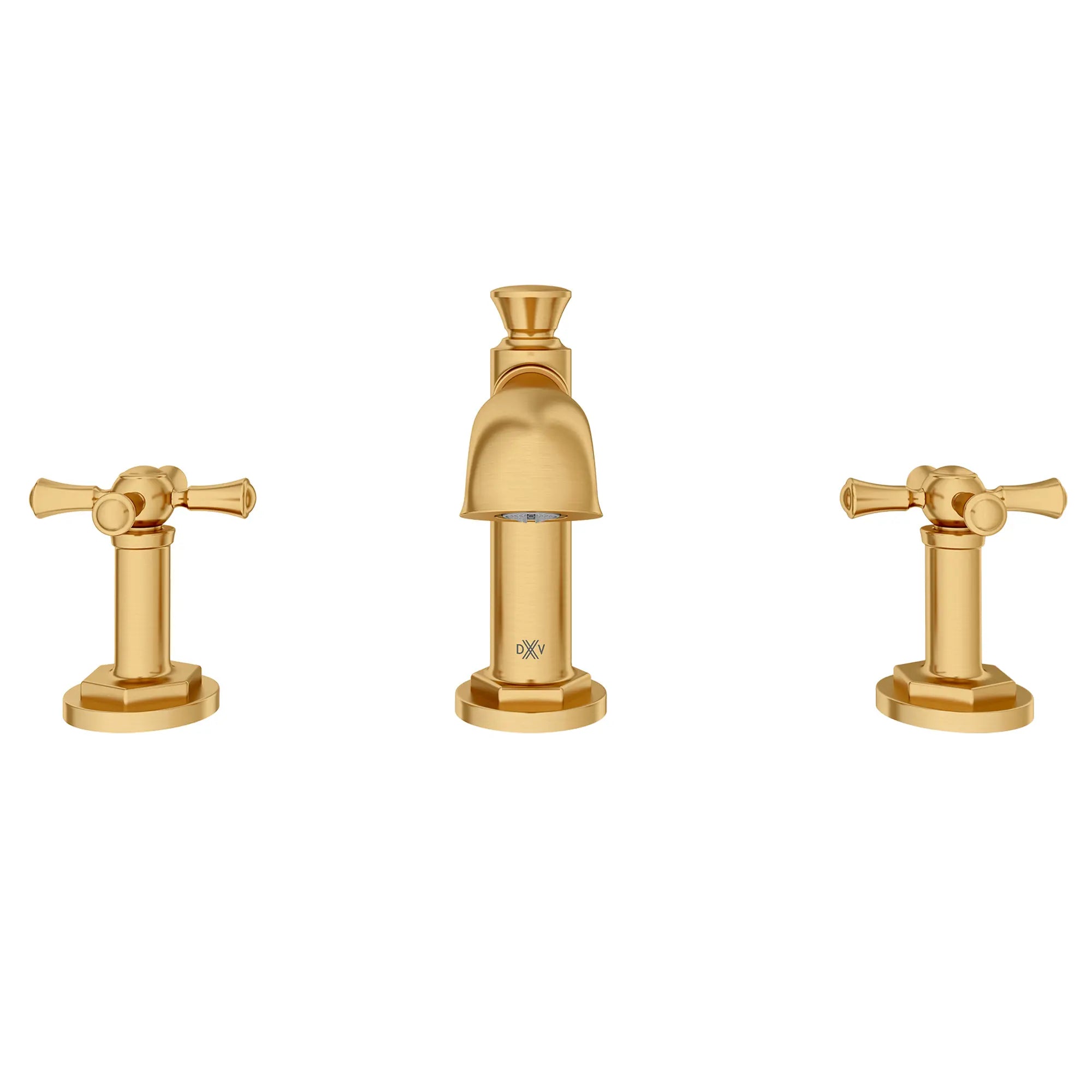 Robinet de lavabo espacé à 2 poignées Oak Hill avec poignées en croix // SATIN BRASS // 95947_D35155840.427_CDNwebp.webp