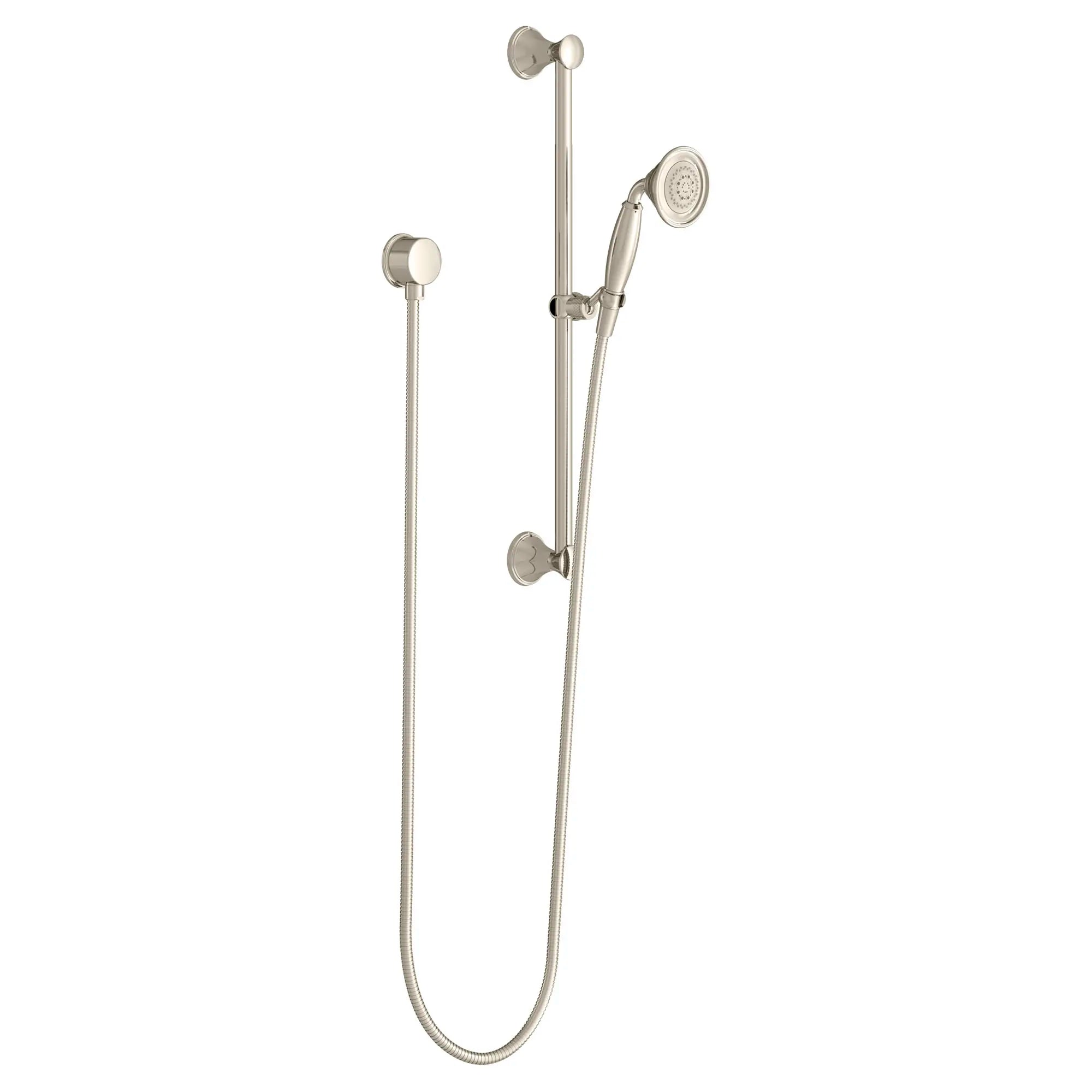 Ensemble de douche personnelle Fitzgerald avec glissière et coude mural // PLATINUM NICKEL // 96048_D35160780150_CDNwebp.webp