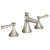 [D35160802.144] Fitzgerald 2-Handle Widespread Bathroom Faucet with Lever Handles - Brushed Nickel