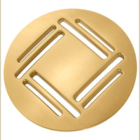 [D35170460.427] Belshire® Grid Drain - Polished Chrome