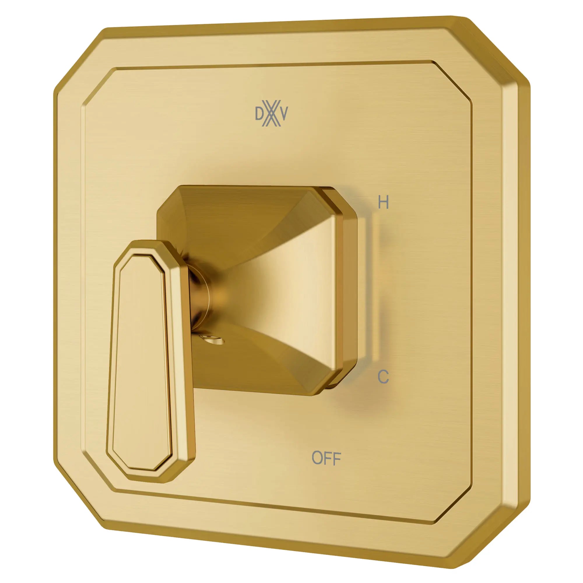 Garniture pour robinet à pression équilibrée Belshire avec poignée à levier // SATIN BRASS // 96214_D35170500427_2_CDNwebp.webp
