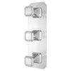 Belshire® 3-Handle Thermostatic Valve Trim Only with Cushion Handles // POLISHED CHROME // 96369_D35170539100_2_CDNwebp.webp