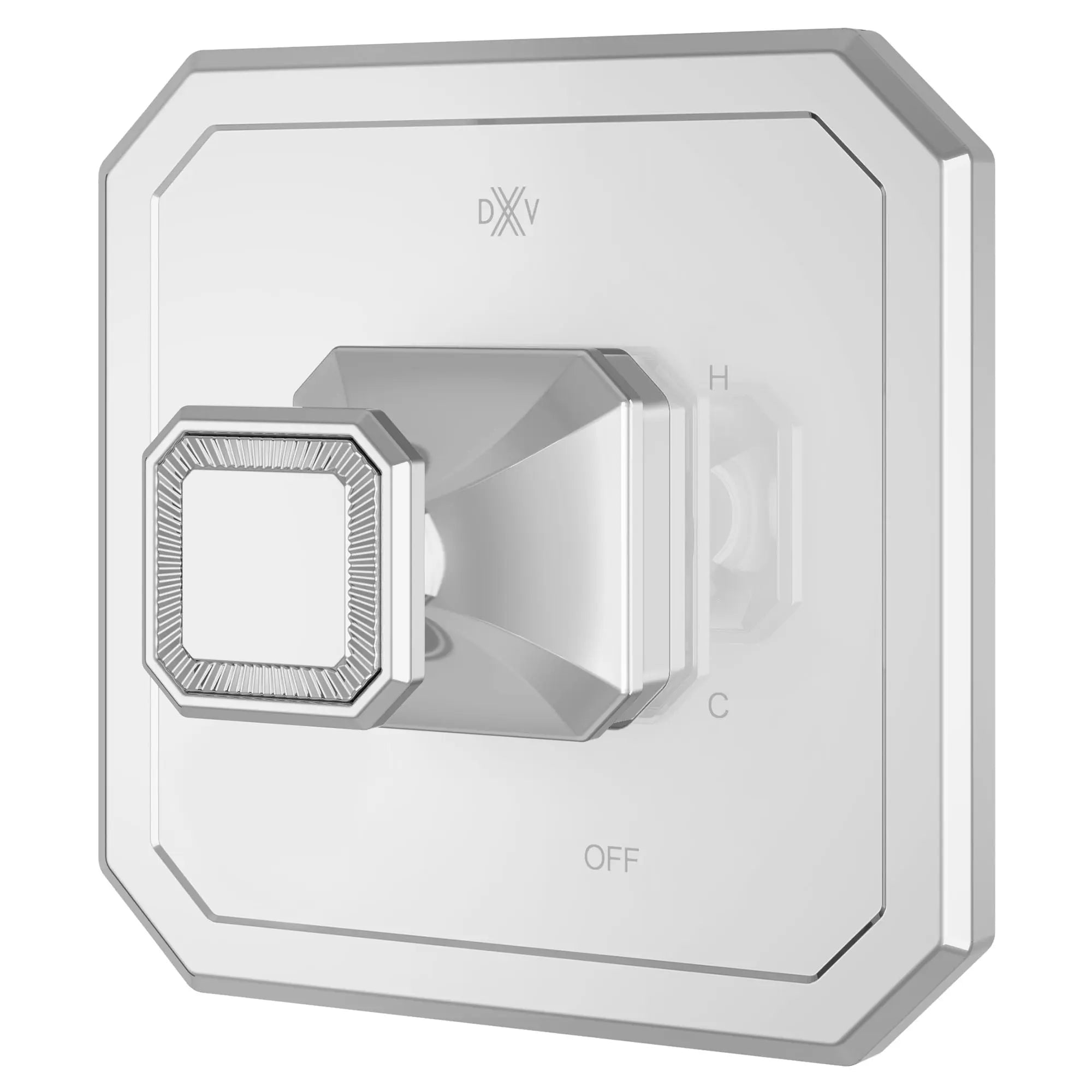 Garniture pour robinet à pression équilibrée Belshire avec poignée pleine // CHROME POLI // 96415_D35170540100_2_CDNwebp.webp