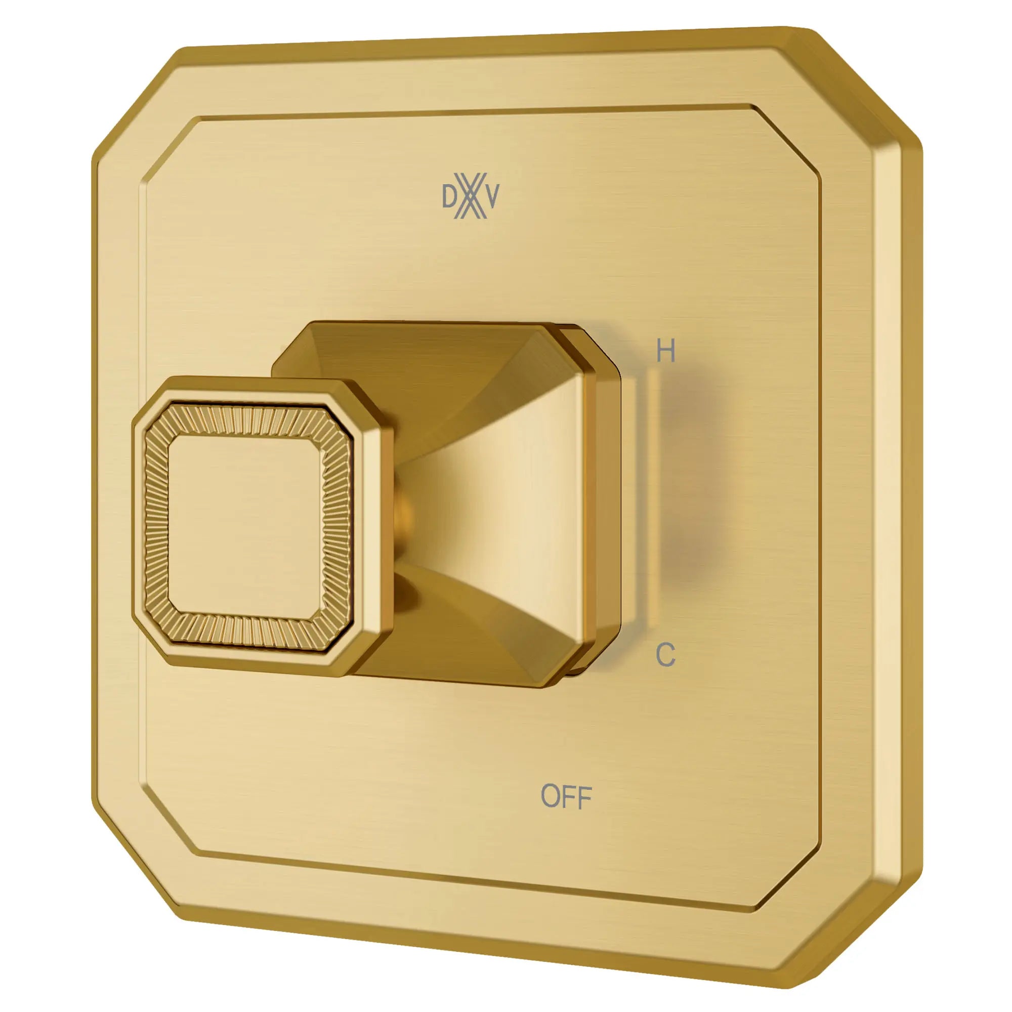 Garniture pour robinet à pression équilibrée Belshire avec poignée pleine // SATIN BRASS // 96432_D35170540427_2_CDNwebp.webp