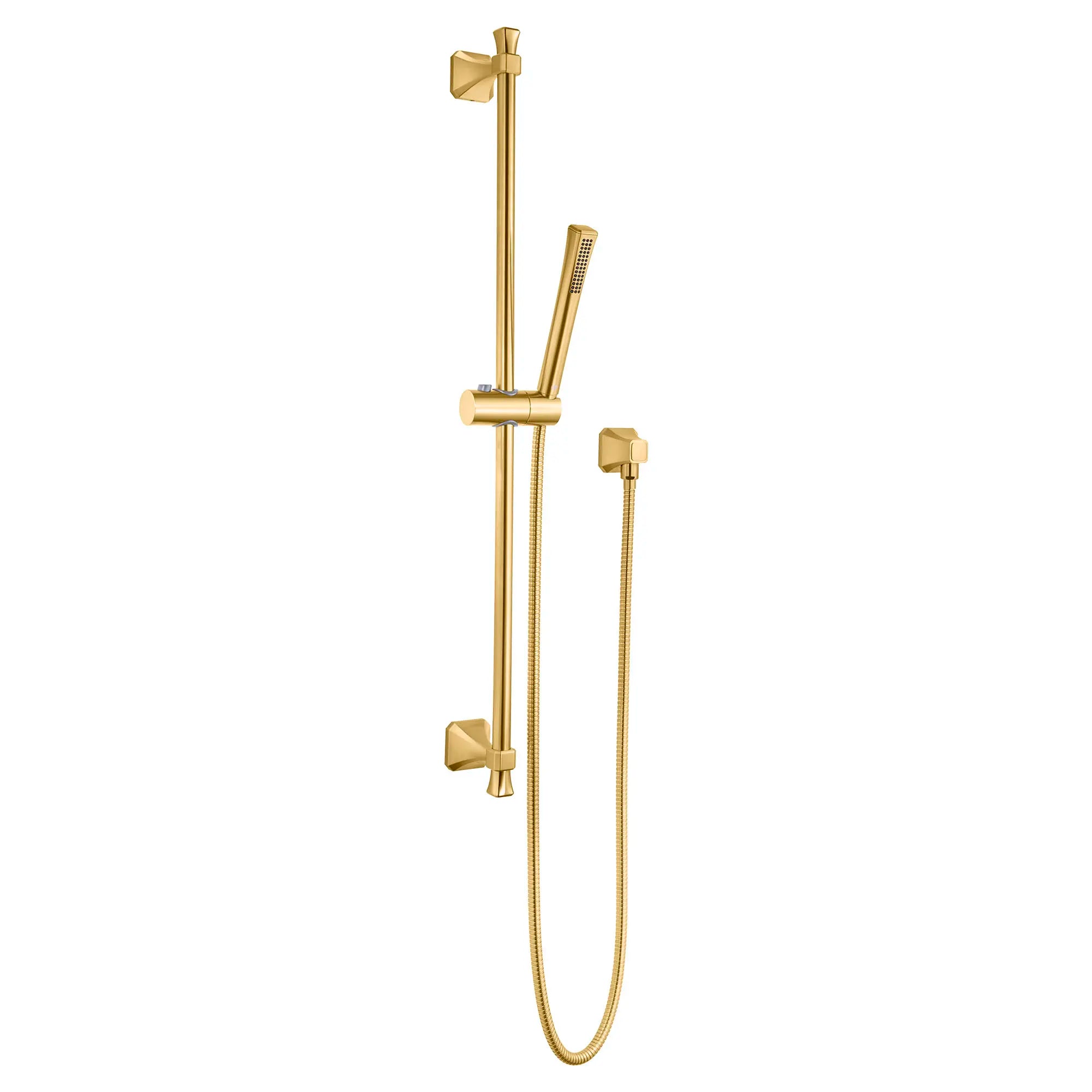 Douchette avec barre murale réglable en hauteur Belshire // SATIN BRASS // 96489_D35170780427_1_CDNwebp.webp
