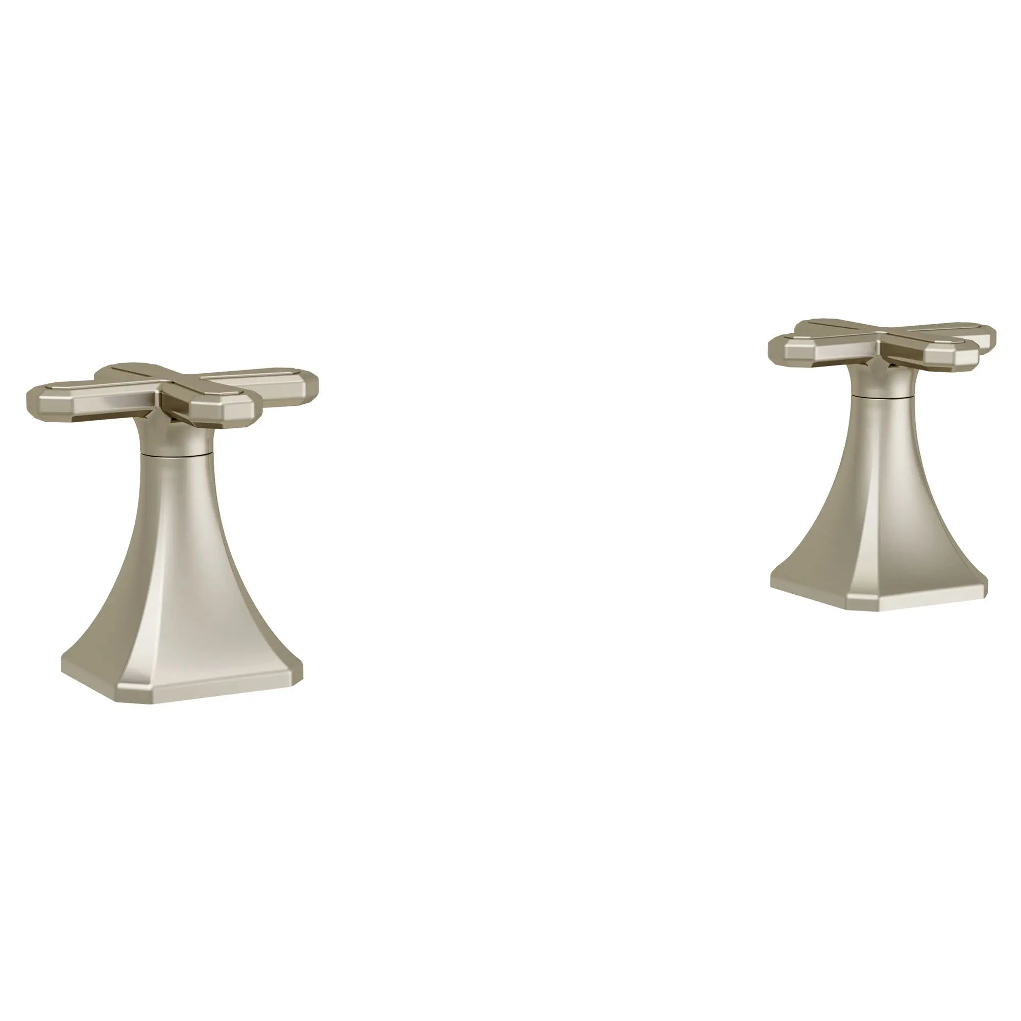 Poignées en croix Belshire uniquement pour robinet de lavabo espacé // NICKEL BROSSÉ // 96633_D35170802144_CDNwebp.webp