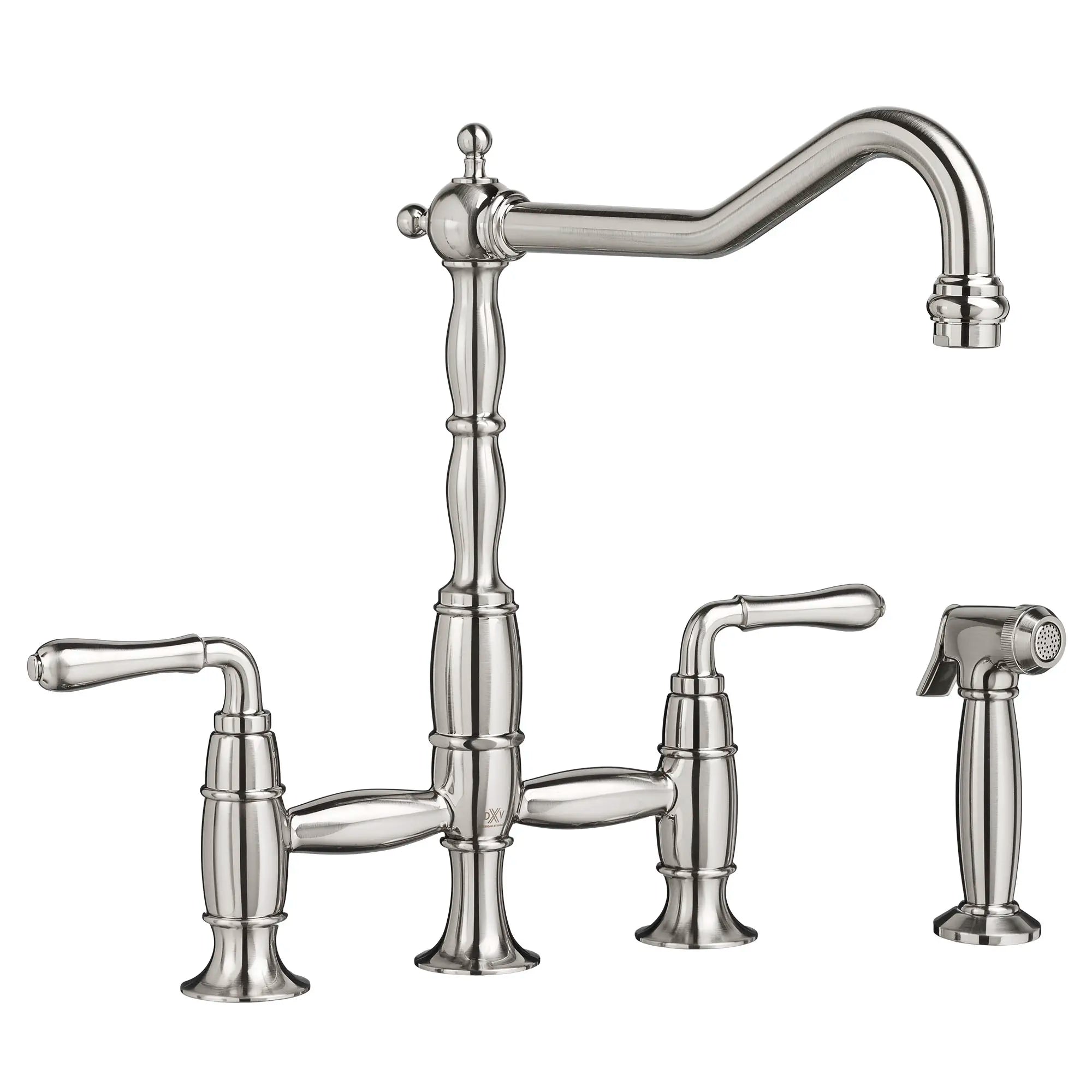 Robinet de style pont espacé Victorian avec jet latéral // ULTRA STEEL // 96871_D35402250.355_CDNwebp.webp