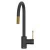 [D35404300.249] Etre® Single Handle Pull-Down Kitchen Faucet with Lever Handle - Polished Chrome