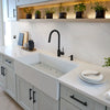 [D35404300.243] Etre® Single Handle Pull-Down Kitchen Faucet with Lever Handle - Polished Chrome