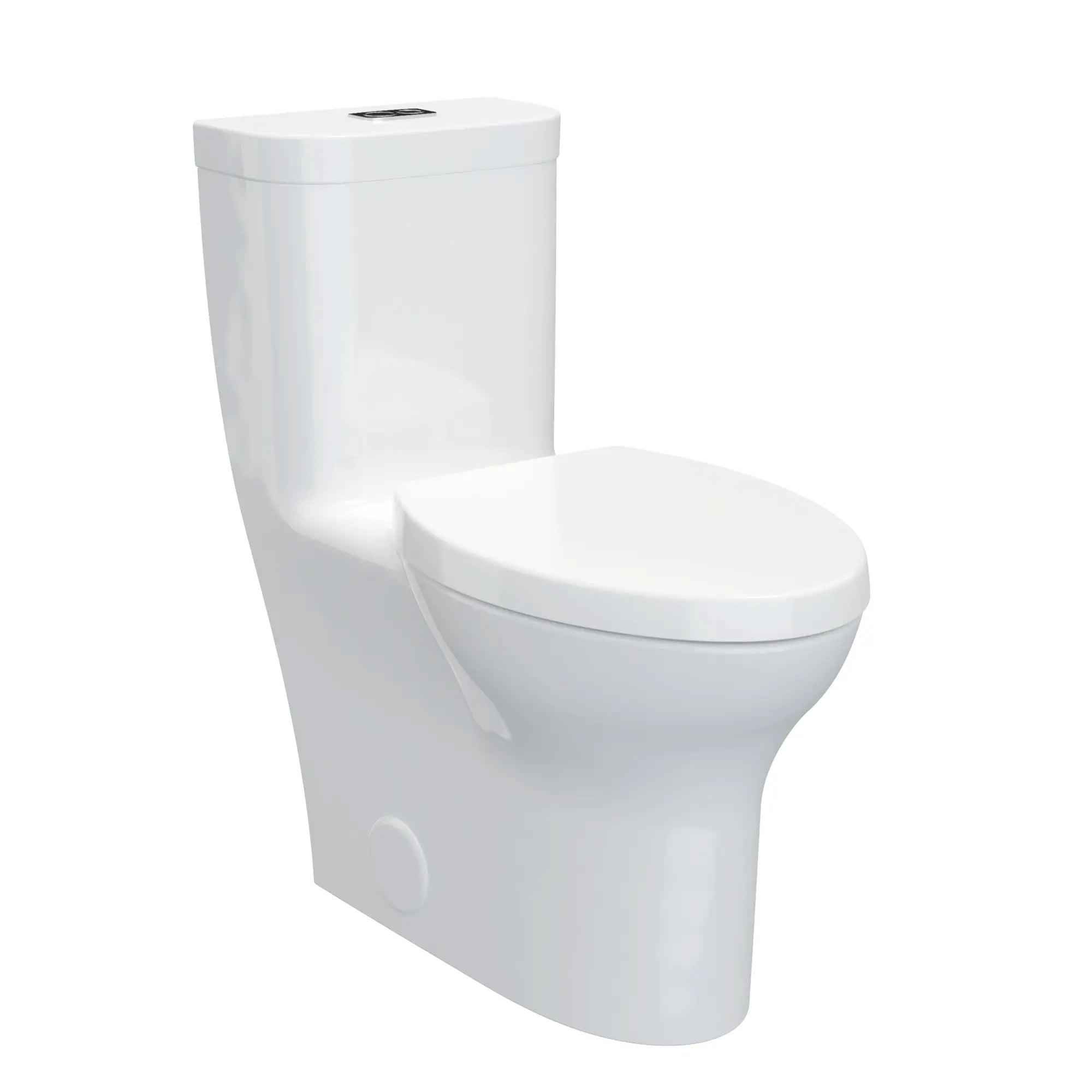 Toilette Equility monopièce à chasse double à cuvette allongée à hauteur de chaise avec siège // CANVAS WHITE // 97288_Equility_One-piece_D22690A200_CDNwebp.webp