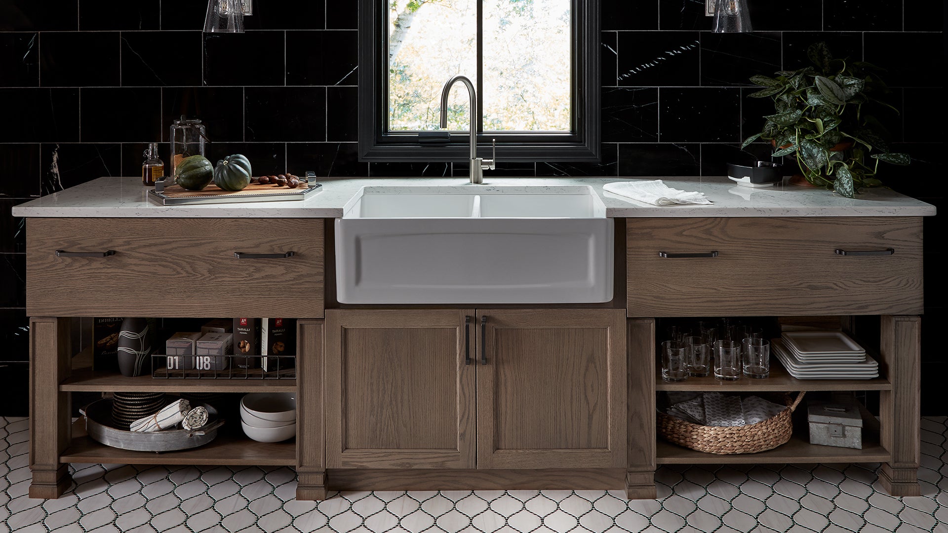 hillside kitchen